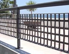 iron fence