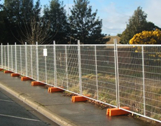temporary fence